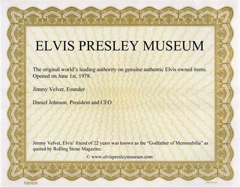 The World's Leading Authority - ELVIS PRESLEY MUSEUM