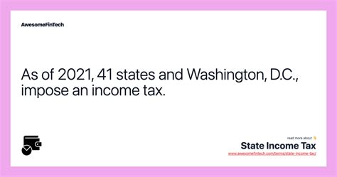 State Income Tax Awesomefintech Blog