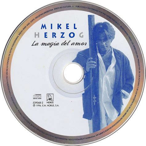 Car Tula Cd De Mikel Herzog La Magia Del Amor Portada