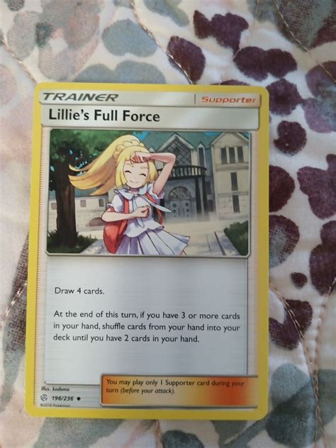 Pok Mon Tcg Lillie S Full Force Sun Moon Cosmic Eclipse