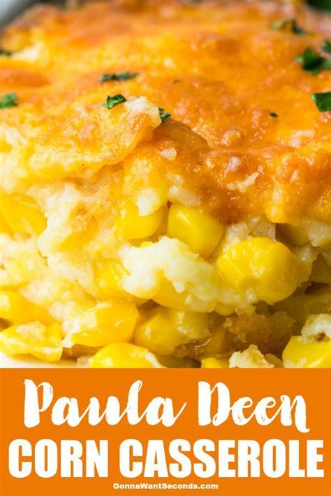 Paula Deen Corn Casserole Recipe Thanksgiving Recipes Side Dishes