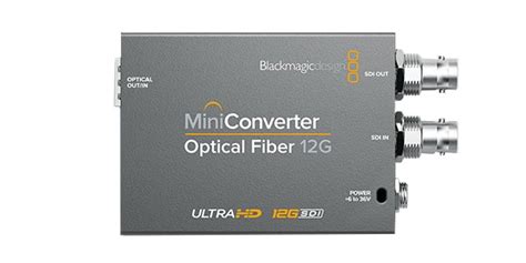 Blackmagic Design ( ブラックマジックデザイン ) Mini Converter - Optical Fiber 12G ...