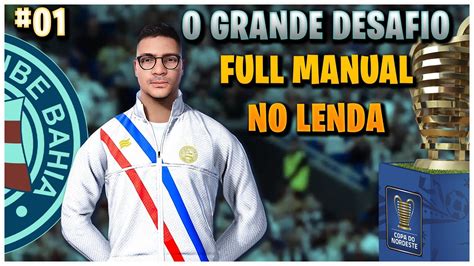 01 INÍCIO FULL MANUAL NO LENDA MASTER LEAGUE BAHIA PES 2021