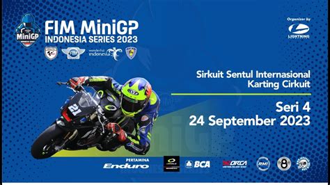 Live Streaming FIM MINIGP ROUND 4 Sirkuit International Karting