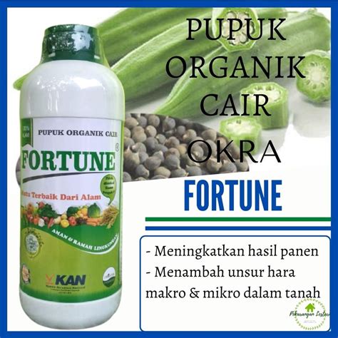 Jual Pupuk Organik Cair Poc Untuk Sayur Dan Buah Pupuk Dasar Okra