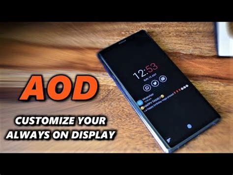 Customizable Always On Display Best Android App For AOD YouTube