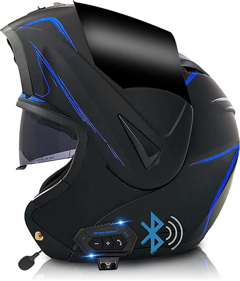 Bluetooth Flip Helm Motorrad Klapphelme Modularer Helm Integralhelme