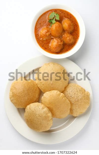 Indian Food Puri Bhaji North India Stock Photo 1707322624 Shutterstock