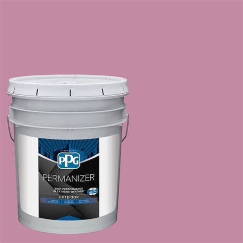 PERMANIZER 5 Gal PPG1044 5 Winsome Rose Satin Exterior Paint PPG1044