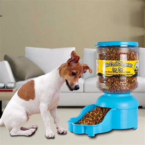 Dispensador De Comida Y De Agua Para Perros Y Gatos S En