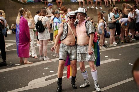 Participant Of Street Parade Of The Christopher Street Day Csd Gay