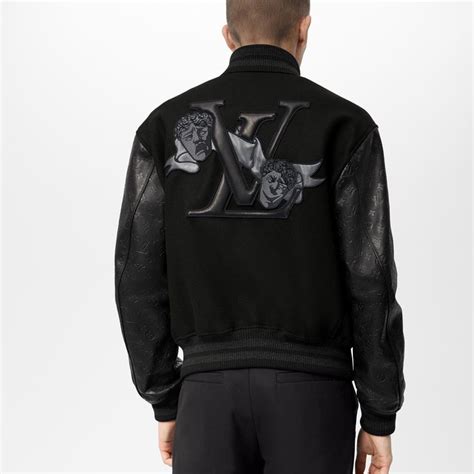 Varsity Jacket Men Letterman Jacket Louis Vuitton Hombre Calf