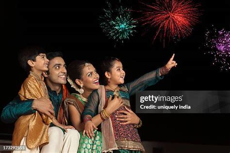 Indian Kids Fireworks Photos And Premium High Res Pictures Getty Images