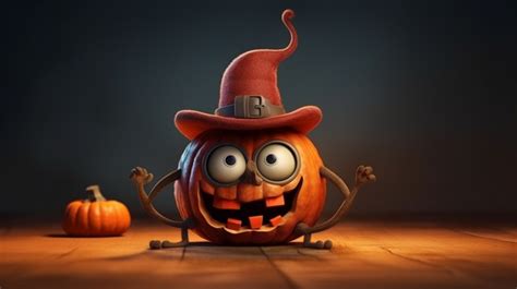 3d Spooky Halloween Pumpkin Halloween Vector Happy Halloween