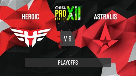 CSGO Astralis Vs Heroic Overpass Map 2 ESL Pro League Season 12