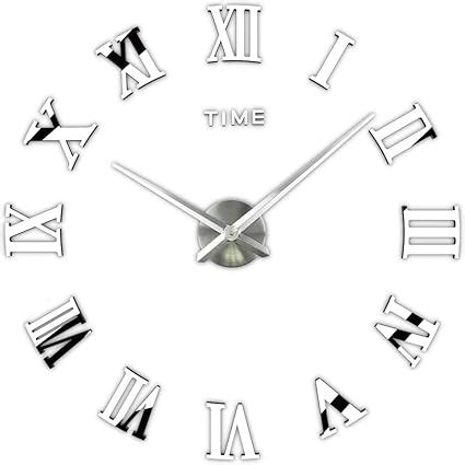 Amazon Timelike D Diy Wall Clock M Modern Frameless Large D