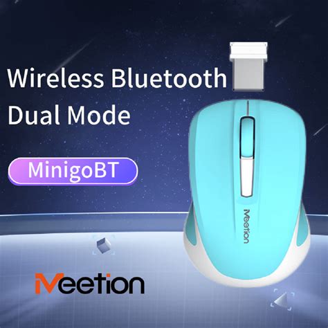 Meetion Mouse Senza Fili Bluetooth Mouse Mini Mouse Portatile Mouse