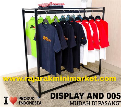 RAK GAWANG DISPLAY BAJU TIPE AND 005 Rak Display Toko Baju Pakaian