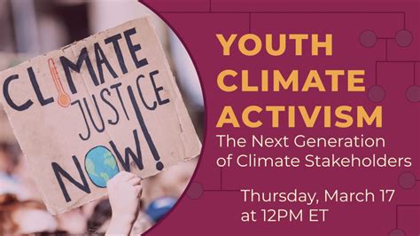 Youth Climate Activism The Next Generation Of Climate Stakeholders