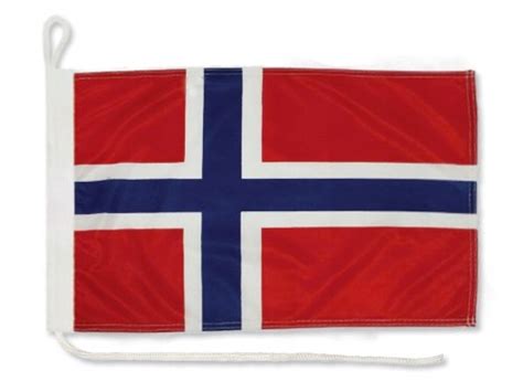 Flaga Norwegia Na Jacht X Cm Bandera Jachtowa Eglarska Norwegii