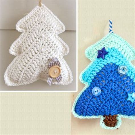 Free Christmas Tree Applique Crochet Patterns Hubpages