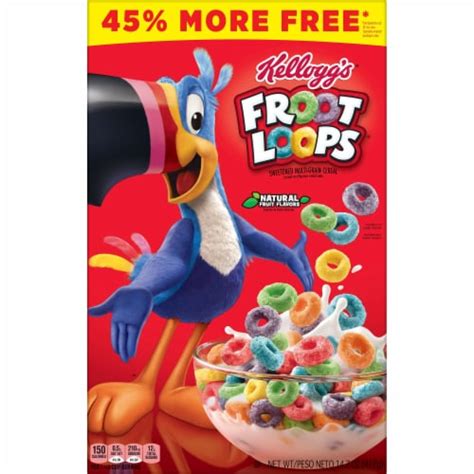 Kellogg S Froot Loops Original Cold Breakfast Cereal Oz King