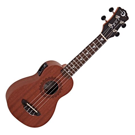 Luna Uke Vintage Mahogany Soprano Con Preamplificador Gear4music