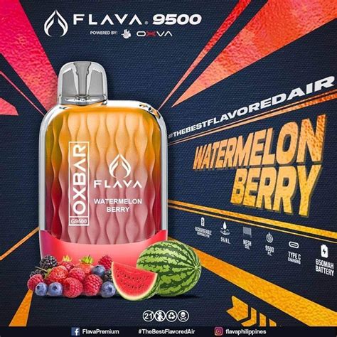 2023 Most Popular Flava Oxbar 9500 Disposable Vape Pod Zbood Customize