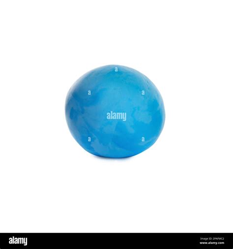 Color play dough ball isolated on white Stock Photo - Alamy