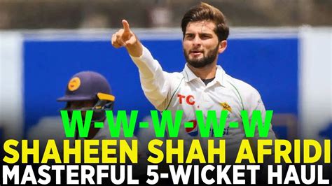 Shaheen Shah Afridi Fiery Spell Takes Wicket Haul At Karachi Test