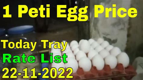 Eggs Price New Rate List In Lahore Pakistan 1 Peti Egg Price YouTube