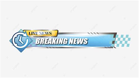 News Lower Thirds Vector Hd Images Lower Third News Headline Metal