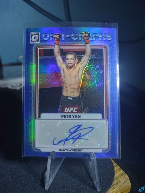 Panini Donruss Optic Ufc Petr Yan Blue Opti Graphs Og Pyn Ebay