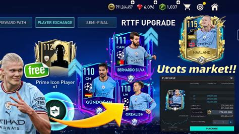 FREE 112 OVR PRIME ICON UCL RTTF PLAYER UPGRADE FIFA MOBILE 23