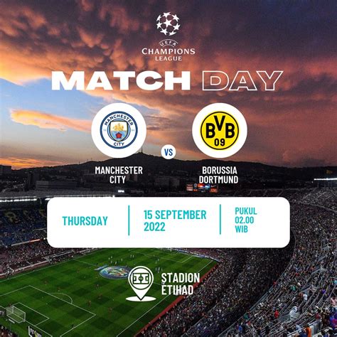 Link Live Streaming Champions League Manchester City Vs Borussia