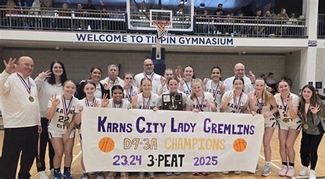 Karns City Girls Claim Third Straight D9 3a Title Behind 25 Points From