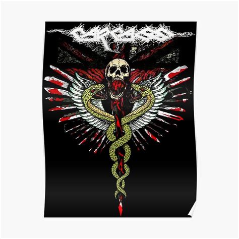 "CARCASS BAND" Poster for Sale by claytonsonny91 | Redbubble