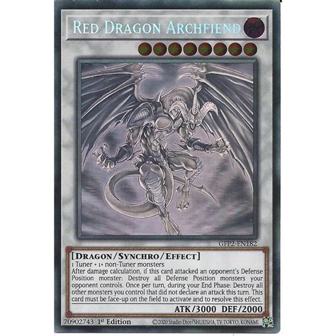 Yu Gi Oh Trading Card Game Gfp En Red Dragon Archfiend St