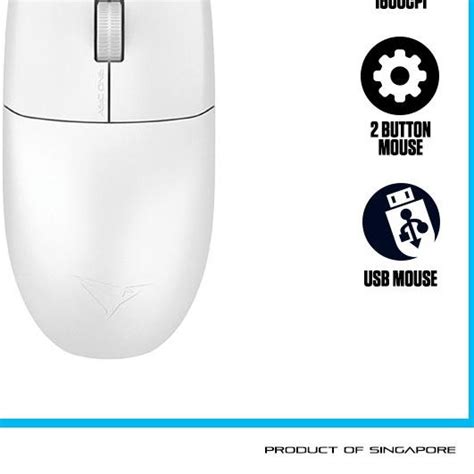 Jual Mouse Kabel Alcatroz Asic One Wired Usb Mouse 1600 Cpi Ergonomic