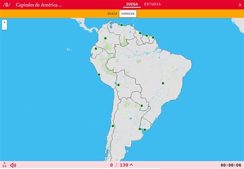 Juegos De Geografía Juego De Suramérica Y Sus Capitales Cerebriti