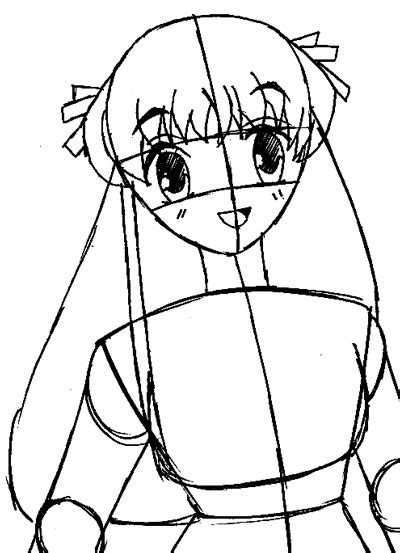 Step 8 Drawing Tohru Honda From Fruits Basket Easy Steps Lesson Fruit