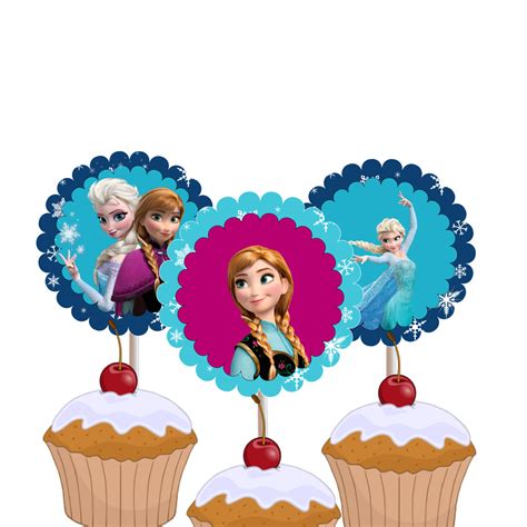 Frozen Centerpiece Elsa Anna Magical Printable