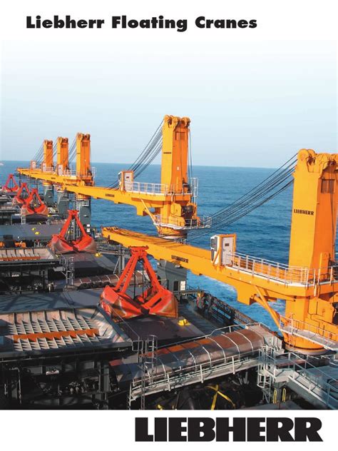 Liebherr Lh Floating Cranes Crane Machine Ships