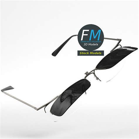 Sunglasses clip-on 3D model | CGTrader