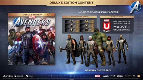 Marvel S Avengers Pre Order Details And Collectors Edition Revealed