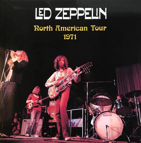 Led Zeppelin North American Tour 1971 Releases Discogs