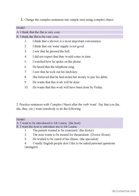 159 Complex English Esl Worksheets Pdf And Doc