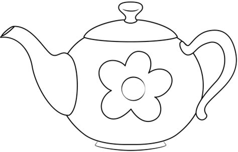 Teapot coloring page | Free Printable Coloring Pages