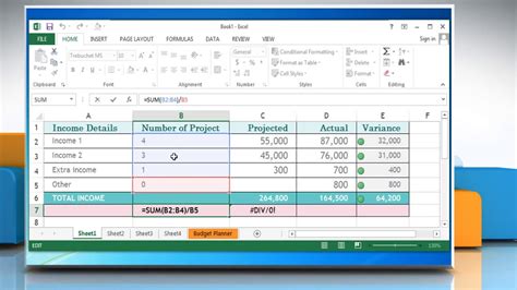 How To Fix The Formula Error DIV 0 In Excel 2013 YouTube