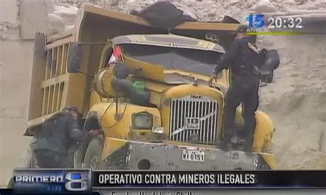 Realizaron Operativo Contra La Miner A Ilegal En El Valle Del R O